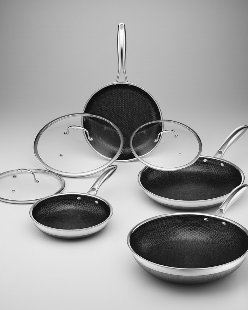 Apex HybridCore Set - Brushed Steel